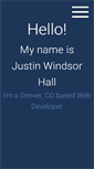 Mobile Screenshot of justinwhall.com